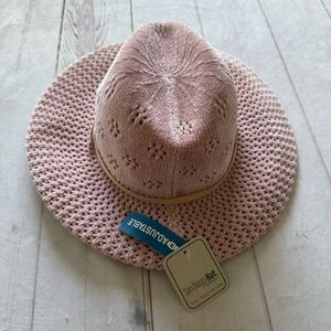 San Diego company Walnut Grove Hat New Lightweight floral pattern WOMENS BLUSH